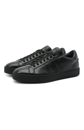 Мужские кожаные кеды SANTONI черного цвета по цене 34100 руб., арт. MBGL20850NE0RSSSN01 | Фото 1 Мужские кожаные кеды SANTONI черного цвета, арт. MBGL20850NE0RSSSN01 | Фото 1