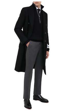 Мужские кожаные челси SANTONI черного цвета по цене 87950 руб., арт. MCC016749MC3HVVDN01 | Фото 2 Мужские кожаные челси SANTONI черного цвета, арт. MCC016749MC3HVVDN01 | Фото 2