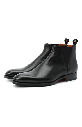 Мужские кожаные челси SANTONI черного цвета по цене 59950 руб., арт. MCCR11605JJ2IRICN01 | Фото 1 Мужские кожаные челси SANTONI черного цвета, арт. MCCR11605JJ2IRICN01 | Фото 1