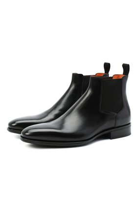 Мужские кожаные челси SANTONI черного цвета по цене 82400 руб., арт. MCLE17027BI2IVVDN01 | Фото 1 Мужские кожаные челси SANTONI черного цвета, арт. MCLE17027BI2IVVDN01 | Фото 1
