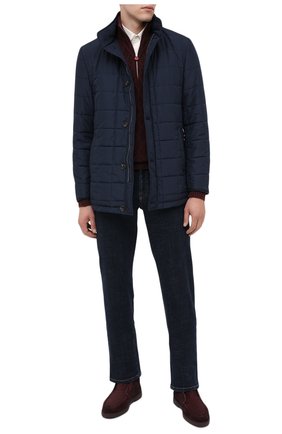 Мужские замшевые ботинки SANTONI бордового цвета по цене 49950 руб., арт. MGYA16715BURAPMSB51 | Фото 2 Мужские замшевые ботинки SANTONI бордового цвета, арт. MGYA16715BURAPMSB51 | Фото 2