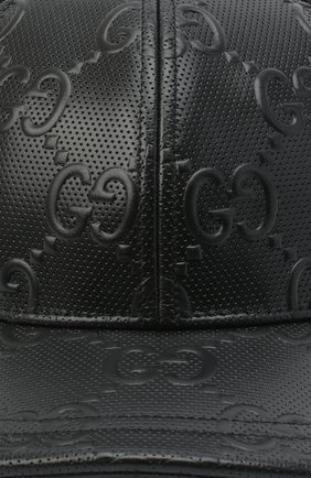 Мужской комбинированная бейсболка GUCCI черного цвета по цене 35700 руб., арт. 627156/4HL03 | Фото 3 Мужской комбинированная бейсболка GUCCI черного цвета, арт. 627156/4HL03 | Фото 3