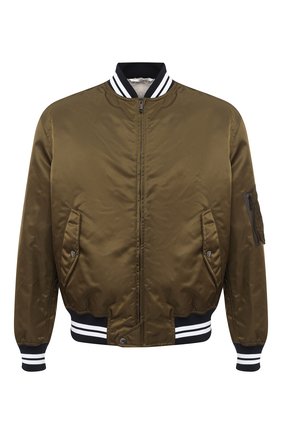 Мужской бомбер с меховой подкладкой VALENTINO хаки цвета по цене 212000 руб., арт. UV3CIF136FT | Фото 1 Мужской бомбер с меховой подкладкой VALENTINO хаки цвета, арт. UV3CIF136FT | Фото 1