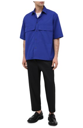 Мужской хлопковые брюки JIL SANDER черного цвета по цене 32400 руб., арт. JSMR311818-MR243800 | Фото 2 Мужской хлопковые брюки JIL SANDER черного цвета, арт. JSMR311818-MR243800 | Фото 2