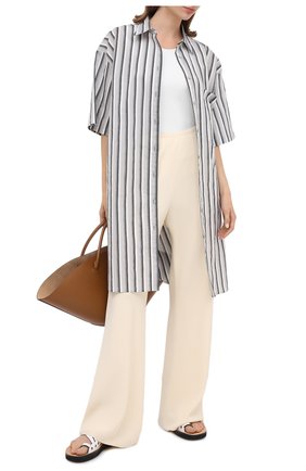 Женский топ JIL SANDER белого цвета по цене 20750 руб., арт. JSCR705036-WR477108 | Фото 2 Женский топ JIL SANDER белого цвета, арт. JSCR705036-WR477108 | Фото 2