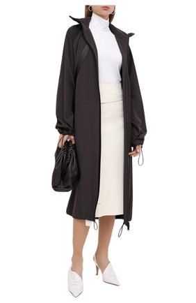Женская юбка из шерсти и вискозы JIL SANDER белого цвета по цене 79950 руб., арт. JSPR754072-WRY39038 | Фото 2 Женская юбка из шерсти и вискозы JIL SANDER белого цвета, арт. JSPR754072-WRY39038 | Фото 2