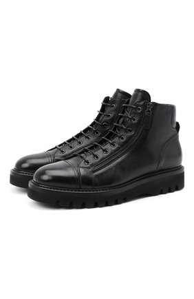 Мужские кожаные ботинки W.GIBBS черного цвета, арт. 0672001/1297 | Фото 1 (Мужское Кросс-КТ: Ботинки-обувь, зимние ботинки; Материал утеплителя: Натуральный мех; Материал внешний: Кожа; Региональные ограничения белый список (Axapta Mercury): RU; Длина стельки: 29,5, 28, 28,7; высота каблука: 4,5; толщина подошвы: 3; ширина носка стельки: 9,5)
