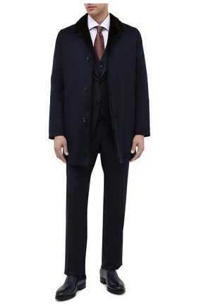 Мужские кожаные оксфорды KITON темно-синего цвета по цене 213500 руб., арт. USSMARIN00100 | Фото 2 Мужские кожаные оксфорды KITON темно-синего цвета, арт. USSMARIN00100 | Фото 2