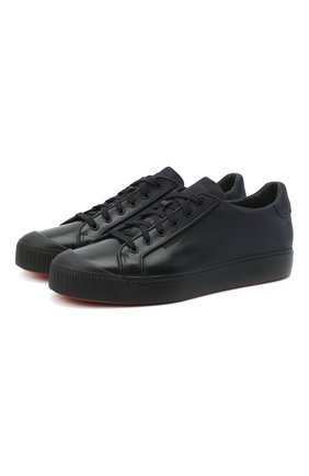Мужские кожаные кеды SANTONI темно-синего цвета по цене 39950 руб., арт. MBC021383NEARNKLU60 | Фото 1 Мужские кожаные кеды SANTONI темно-синего цвета, арт. MBC021383NEARNKLU60 | Фото 1