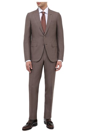 Мужские кожаные монки SANTONI коричневого цвета по цене 75500 руб., арт. MCCR11652MC1HNGWT50 | Фото 2 Мужские кожаные монки SANTONI коричневого цвета, арт. MCCR11652MC1HNGWT50 | Фото 2