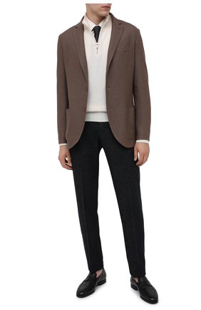 Мужские кожаные пенни-лоферы SANTONI черного цвета по цене 67500 руб., арт. MCNC15609SI1EGTKN01 | Фото 2 Мужские кожаные пенни-лоферы SANTONI черного цвета, арт. MCNC15609SI1EGTKN01 | Фото 2