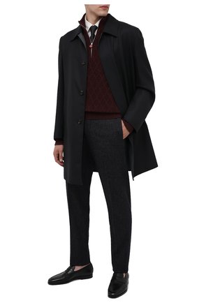 Мужские кожаные пенни-лоферы SANTONI черного цвета по цене 62900 руб., арт. MCNC15609SI1ERNAN51 | Фото 2 Мужские кожаные пенни-лоферы SANTONI черного цвета, арт. MCNC15609SI1ERNAN51 | Фото 2