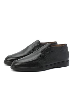 Мужские кожаные ботинки SANTONI черного цвета по цене 49950 руб., арт. MGYA16715SM0AADCN01 | Фото 1 Мужские кожаные ботинки SANTONI черного цвета, арт. MGYA16715SM0AADCN01 | Фото 1