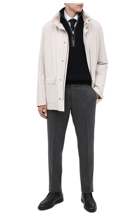 Мужские кожаные ботинки SANTONI черного цвета по цене 49950 руб., арт. MGYA16715SM0AADCN01 | Фото 2 Мужские кожаные ботинки SANTONI черного цвета, арт. MGYA16715SM0AADCN01 | Фото 2