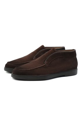 Мужские замшевые ботинки SANTONI коричневого цвета по цене 52650 руб., арт. MGYA16715SM0APMST55 | Фото 1 Мужские замшевые ботинки SANTONI коричневого цвета, арт. MGYA16715SM0APMST55 | Фото 1