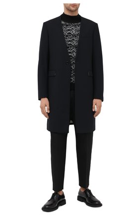 Мужской свитер SAINT LAURENT черного цвета по цене 75850 руб., арт. 632007/YARW2 | Фото 2 Мужской свитер SAINT LAURENT черного цвета, арт. 632007/YARW2 | Фото 2 (Длина (для топов): Стандартные; Материал внешний: Шерсть; Рукава: Длинные; Принт: Без принта; Стили: Кэжуэл)