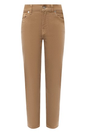 Женские брюки 7 FOR ALL MANKIND бежевого цвета по цене 23050 руб., арт. JSVYV640SA | Фото 1 Женские брюки 7 FOR ALL MANKIND бежевого цвета, арт. JSVYV640SA | Фото 1