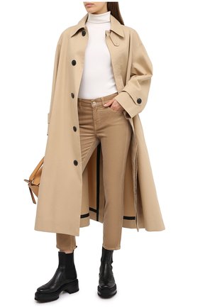 Женские брюки 7 FOR ALL MANKIND бежевого цвета по цене 23050 руб., арт. JSVYV640SA | Фото 2 Женские брюки 7 FOR ALL MANKIND бежевого цвета, арт. JSVYV640SA | Фото 2