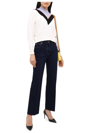 Женская кожаные туфли valentino garavani rockstud VALENTINO черного цвета по цене 52700 руб., арт. UW2S0A04/VCE | Фото 2 Женская кожаные туфли valentino garavani rockstud VALENTINO черного цвета, арт. UW2S0A04/VCE | Фото 2