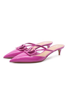 Женские кожаные мюли valentino garavani vlogo VALENTINO розового цвета по цене 57150 руб., арт. UW2S0Z74/TMK | Фото 1 Женские кожаные мюли valentino garavani vlogo VALENTINO розового цвета, арт. UW2S0Z74/TMK | Фото 1