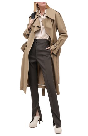 Женская шелковая блузка KITON бежевого цвета по цене 128000 руб., арт. D48407K05T65 | Фото 2 Женская шелковая блузка KITON бежевого цвета, арт. D48407K05T65 | Фото 2