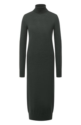 Женское шерстяное платье JIL SANDER зеленого цвета по цене 59950 руб., арт. JSPR754054-WRY20058 | Фото 1 Женское шерстяное платье JIL SANDER зеленого цвета, арт. JSPR754054-WRY20058 | Фото 1