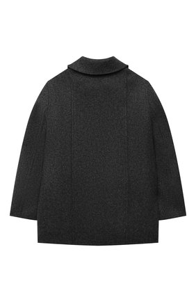 Детское кашемировое пальто LORO PIANA темно-серого цвета по цене 164000 руб., арт. FAL3155 | Фото 2 Детское кашемировое пальто LORO PIANA темно-серого цвета, арт. FAL3155 | Фото 2