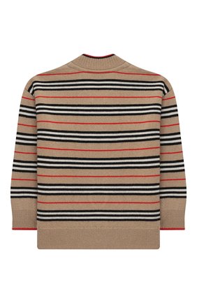 Детский кардиган из шерсти и кашемира BURBERRY бежевого цвета по цене 22000 руб., арт. 8027594 | Фото 2 Детский кардиган из шерсти и кашемира BURBERRY бежевого цвета, арт. 8027594 | Фото 2