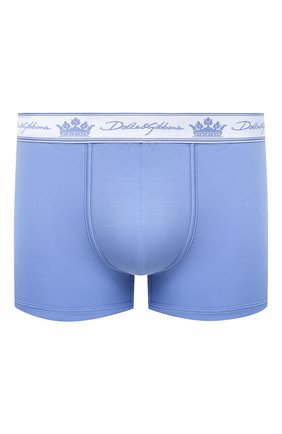 Мужские хлопковые боксеры DOLCE & GABBANA голубого цвета по цене 4750 руб., арт. M4B72J/FUGHH | Фото 1 Мужские хлопковые боксеры DOLCE & GABBANA голубого цвета, арт. M4B72J/FUGHH | Фото 1