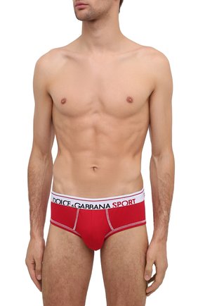 Мужские хлопковые хипсы DOLCE & GABBANA красного цвета по цене 4665 руб., арт. M3B79J/FUECH | Фото 2 Мужские хлопковые хипсы DOLCE & GABBANA красного цвета, арт. M3B79J/FUECH | Фото 2