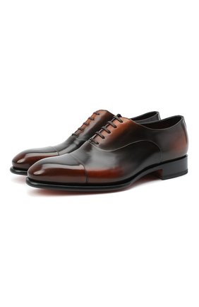Мужские кожаные оксфорды SANTONI коричневого цвета по цене 72750 руб., арт. MCCR12621MC1HNGWN51 | Фото 1 Мужские кожаные оксфорды SANTONI коричневого цвета, арт. MCCR12621MC1HNGWN51 | Фото 1
