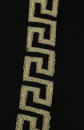 Мужские хлопковые носки VERSACE черного цвета по цене 7275 руб., арт. ICZ0003/IK0103 | Фото 2 Мужские хлопковые носки VERSACE черного цвета, арт. ICZ0003/IK0103 | Фото 2