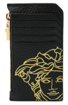 Мужской кожаный футляр для кредитных карт VERSACE черного цвета по цене 22950 руб., арт. DP37855/DVTG4M | Фото 1 Мужской кожаный футляр для кредитных карт VERSACE черного цвета, арт. DP37855/DVTG4M | Фото 1
