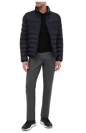 Мужские шерстяные брюки KITON серого цвета по цене 114500 руб., арт. UPNJSK01T54 | Фото 2 Мужские шерстяные брюки KITON серого цвета, арт. UPNJSK01T54 | Фото 2