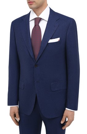 Мужской шерстяной костюм KITON темно-синего цвета по цене 691000 руб., арт. UA81K01X52 | Фото 2 Мужской шерстяной костюм KITON темно-синего цвета, арт. UA81K01X52 | Фото 2