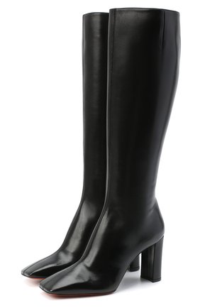 Женские кожаные сапоги SANTONI черного цвета по цене 85400 руб., арт. WSML58890HA2NSCKN01 | Фото 1 Женские кожаные сапоги SANTONI черного цвета, арт. WSML58890HA2NSCKN01 | Фото 1