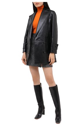 Женские кожаные сапоги SANTONI черного цвета по цене 85400 руб., арт. WSML58890HA2NSCKN01 | Фото 2 Женские кожаные сапоги SANTONI черного цвета, арт. WSML58890HA2NSCKN01 | Фото 2