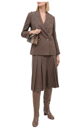 Женские кожаные сапоги SANTONI коричневого цвета по цене 94100 руб., арт. WSNC58798HI2NLY0M24 | Фото 2 Женские кожаные сапоги SANTONI коричневого цвета, арт. WSNC58798HI2NLY0M24 | Фото 2