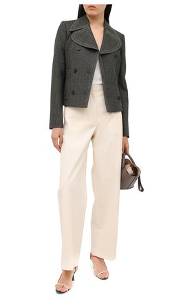 Женский шерстяной жакет LANVIN темно-зеленого цвета по цене 213500 руб., арт. RW-JA718T-4584-A20 | Фото 2 Женский шерстяной жакет LANVIN темно-зеленого цвета, арт. RW-JA718T-4584-A20 | Фото 2