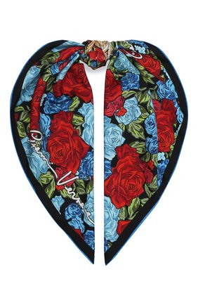 Женский шелковый платок VERSACE разноцветного цвета по цене 35850 руб., арт. IF09001/A236209 | Фото 1 Женский шелковый платок VERSACE разноцветного цвета, арт. IF09001/A236209 | Фото 1