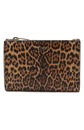 Женские кожаное портмоне rive gauche SAINT LAURENT леопардового цвета по цене 33200 руб., арт. 580058/12S1J | Фото 1 Женские кожаное портмоне rive gauche SAINT LAURENT леопардового цвета, арт. 580058/12S1J | Фото 1