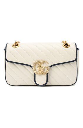 Женская сумка gg marmont GUCCI белого цвета по цене 152000 руб., арт. 443497/00LFX | Фото 1 Женская сумка gg marmont GUCCI белого цвета, арт. 443497/00LFX | Фото 1