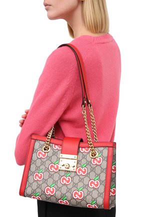 Женская сумка padlock small GUCCI красного цвета по цене 146100 руб., арт. 498156/2EVEG | Фото 2 Женская сумка padlock small GUCCI красного цвета, арт. 498156/2EVEG | Фото 2