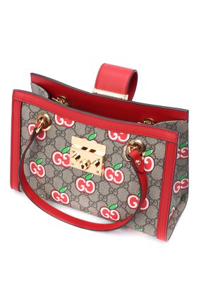 Женская сумка padlock small GUCCI красного цвета по цене 146100 руб., арт. 498156/2EVEG | Фото 4 Женская сумка padlock small GUCCI красного цвета, арт. 498156/2EVEG | Фото 4