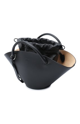 Женский сумка sombrero JIL SANDER черного цвета по цене 0 руб., арт. JSPR851428-WRB69139V | Фото 4 Женский сумка sombrero JIL SANDER черного цвета, арт. JSPR851428-WRB69139V | Фото 4 (Сумки-технические: Сумки-шопперы; Материал: Натуральная кожа; Ремень/цепочка: На ремешке; Размер: large)