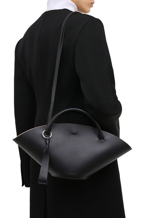 Женский сумка sombrero JIL SANDER черного цвета по цене 0 руб., арт. JSPR851428-WRB69139V | Фото 5 Женский сумка sombrero JIL SANDER черного цвета, арт. JSPR851428-WRB69139V | Фото 5 (Сумки-технические: Сумки-шопперы; Материал: Натуральная кожа; Ремень/цепочка: На ремешке; Размер: large)