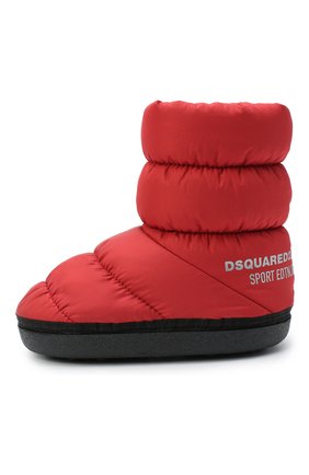 Детские сапоги DSQUARED2 красного цвета по цене 10950 руб., арт. 64929/PIUMIN0 IDR0/18-27 | Фото 2 Детские сапоги DSQUARED2 красного цвета, арт. 64929/PIUMIN0 IDR0/18-27 | Фото 2