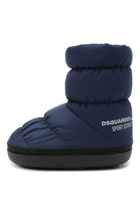 Детские сапоги DSQUARED2 синего цвета по цене 10950 руб., арт. 64929/PIUMIN0 IDR0/18-27 | Фото 2 Детские сапоги DSQUARED2 синего цвета, арт. 64929/PIUMIN0 IDR0/18-27 | Фото 2