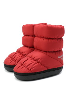 Детские сапоги DSQUARED2 красного цвета по цене 12450 руб., арт. 64929/PIUMIN0 IDR0/28-35 | Фото 1 Детские сапоги DSQUARED2 красного цвета, арт. 64929/PIUMIN0 IDR0/28-35 | Фото 1