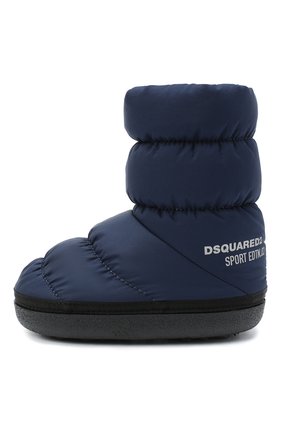 Детские сапоги DSQUARED2 синего цвета по цене 12450 руб., арт. 64929/PIUMIN0 IDR0/28-35 | Фото 2 Детские сапоги DSQUARED2 синего цвета, арт. 64929/PIUMIN0 IDR0/28-35 | Фото 2
